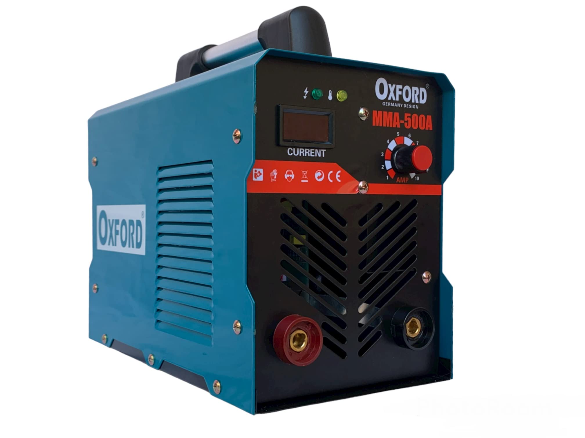 Saldatrice Inverter Ad Elettrodo 500 Ampere Saldatura Professionale Fabbro Saldatrice 500A Portatile Leggera con Display Digitale con Maschera e accessori