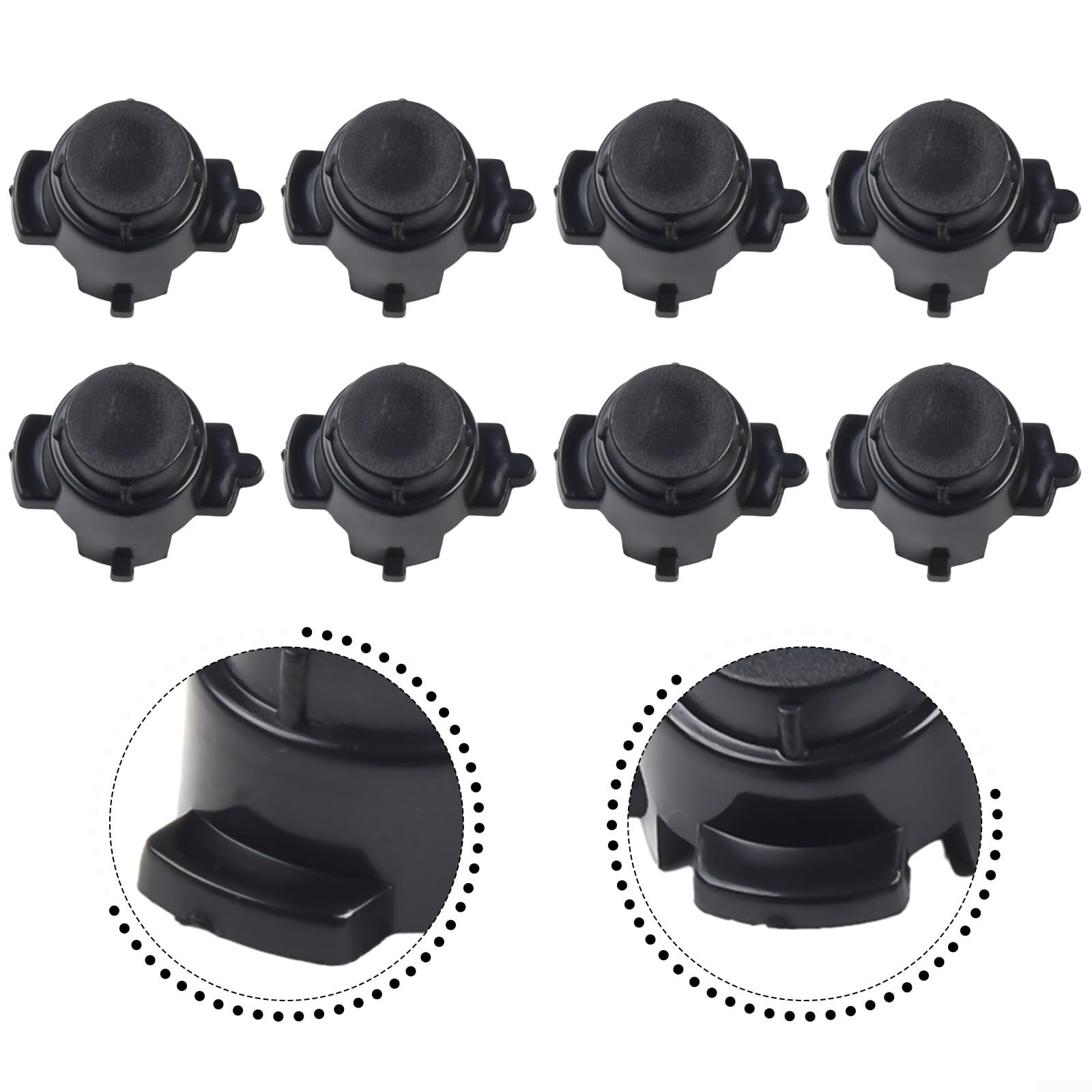 Style 8Pc Parcheggio Sensor Covers Progettato per adattarsi a più modelli del marchio di lusso per Mercedes per Benz Kit di sostituzione facile