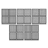 LUCY CLAY Microstencils Texture Sheets for Polymer Clay 3.12