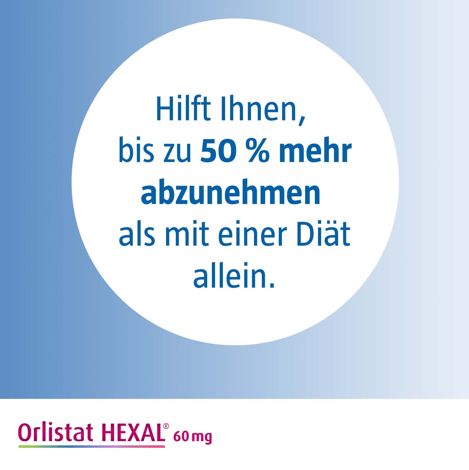 Orlistat HEXAL® 60 mg Hartkapseln (3x84 St.) | Effektiver abnehmen | Mit 3-fach-Wirkung
