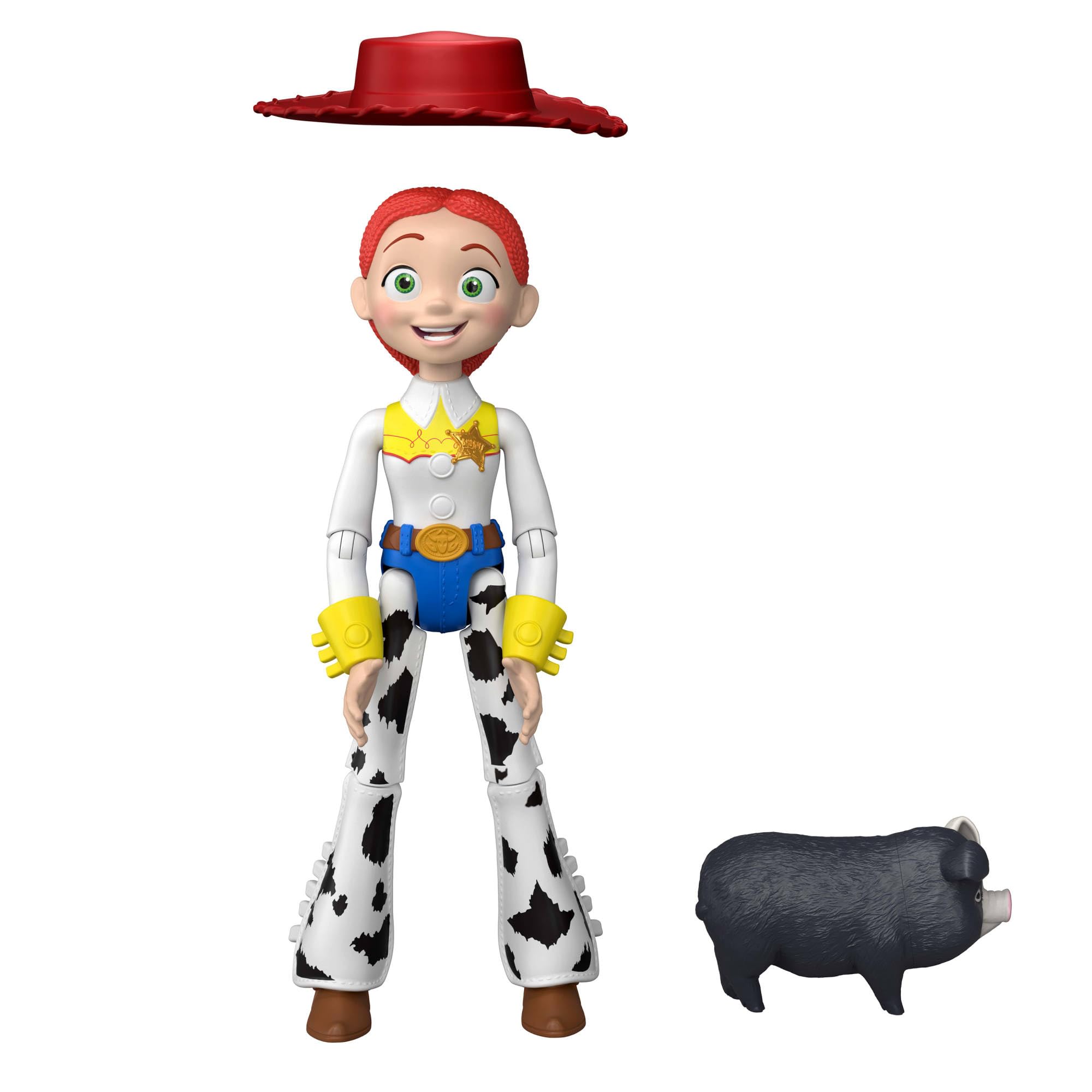 Mattel Disney e Pixar Toy Story 5 Jessie parlante | Personaggio snodato da 30 cm con Jimmy Dean, oltre 35 suoni e frasi dal film, JMW29