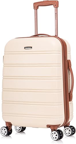 Miniatura 245 de Rockland - Maleta de viaje Melbourne, rígida y expandible, con ruedas giratorias, Azul