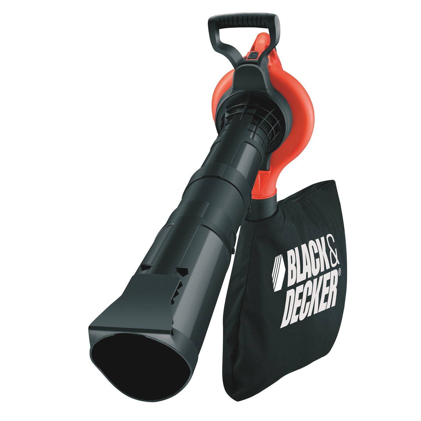 BLACK+DECKER GW3030-QS Type 2 Soffiatore/Aspiratore/Trituratore a Filo 3000 W v.2018, Velocità di Soffiaggio Variabile 230-418 Km/h, Nero/Arancione