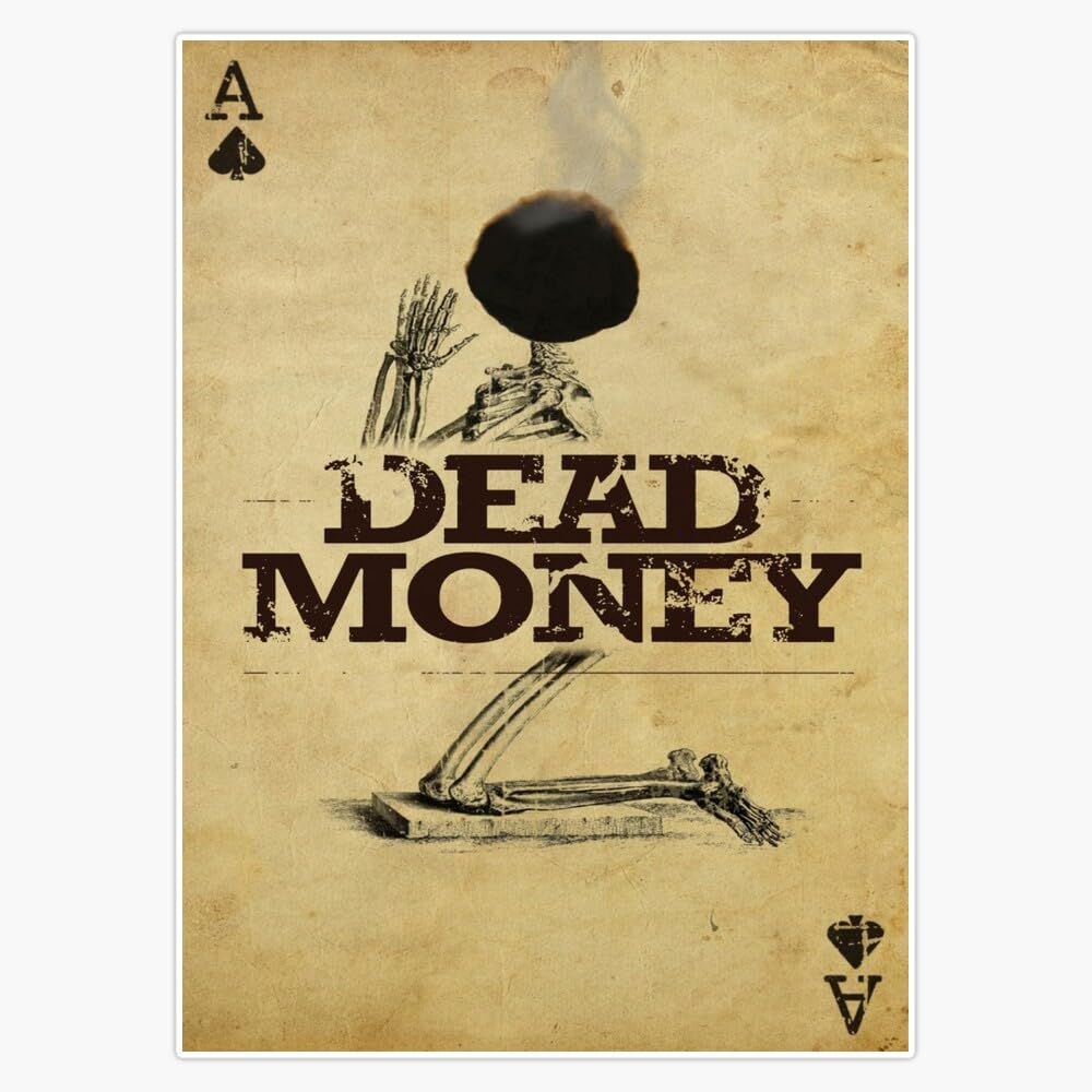 Fallout New Vegas: Dead Money Card Window Water Bottle Bumper Sticker Decal 5"