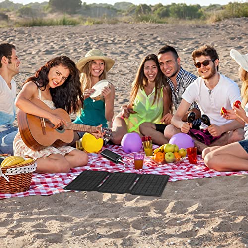 Flexsolar 15W Small Solar Panel Charger Usb-A Max 5V 3A Output Etfe Lightweight Foldable Portable Powerfilm Energy Ip67 Waterproof Emergency Camping Hiking Backpacking For Cell Phones Fans Flashlights #TOP3