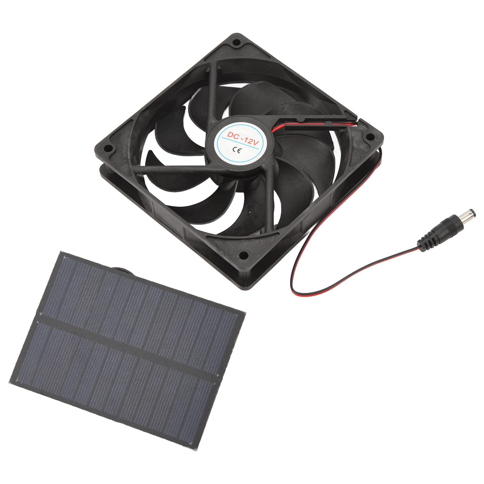 Generic Kit Ventola per Pannello Solare Esterno in Silicio Monocristallino Materiale Premium per Roulotte 12V 3W