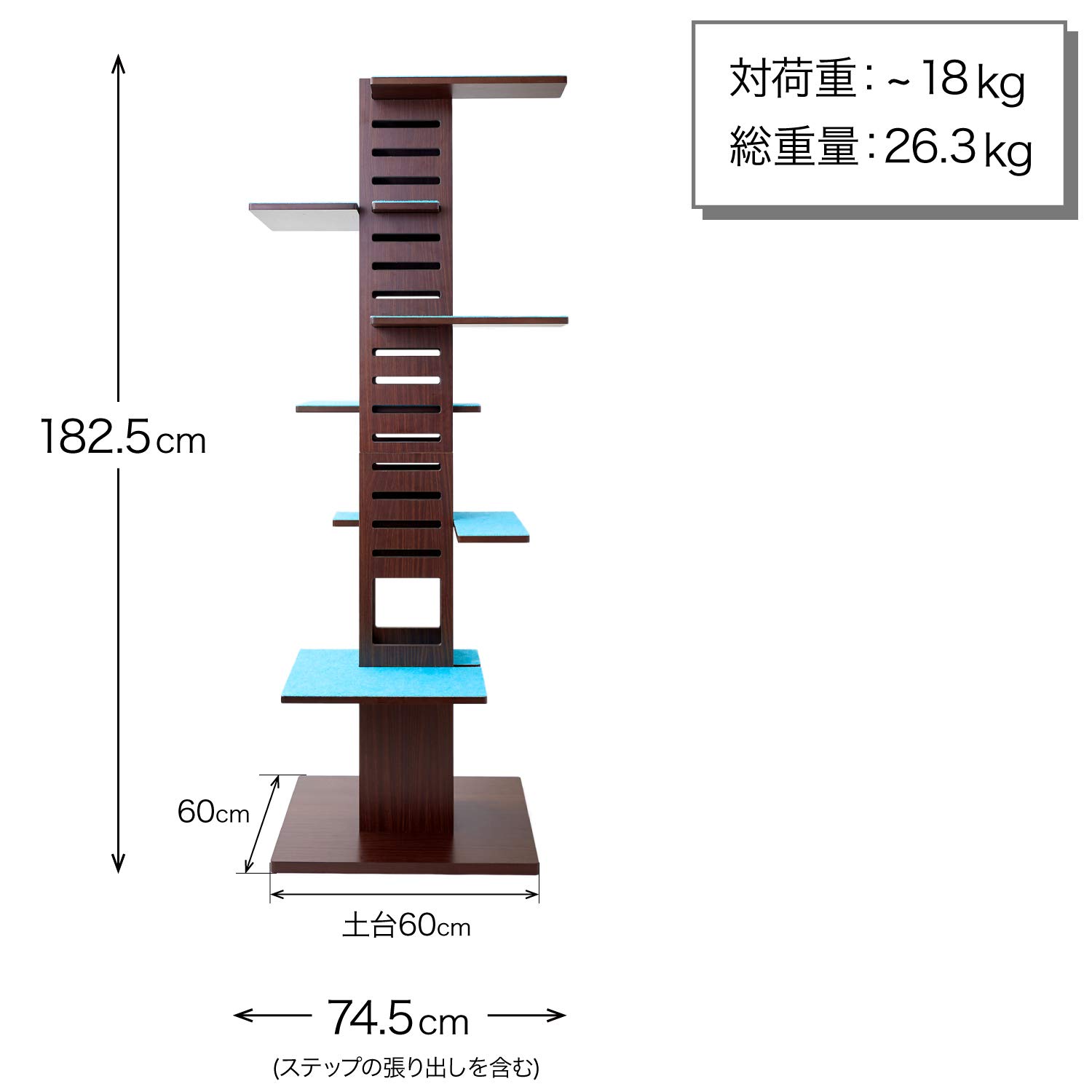 necobaco T 木製キャットタワー おしゃれなインテリアとしての木製キャットタワー – OFT STORE