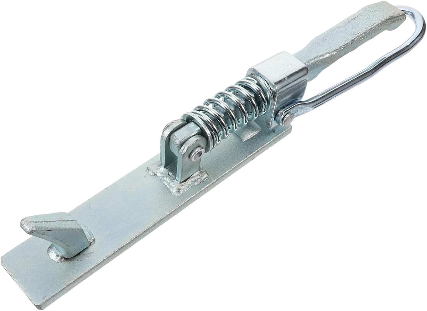 STOBAZA Heavy Duty Spring Hasp Lock for Trailers and Transport Carts Carbon Steel Hitch Security Lock for Securing Cargo and Preventing Theft