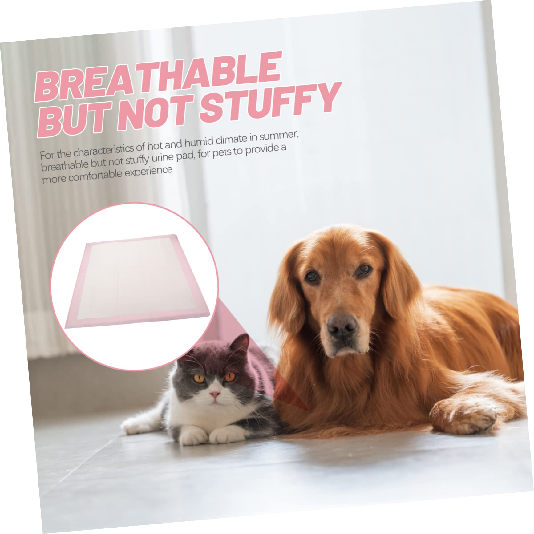Almohadilla para Cachorros Absorbente, 1 Bolsa Rosa | Polímero Importado y Pulpa de Madera, Pe Papel Higiénico, Uso en Adiestramiento y Jaulas Pequeñas