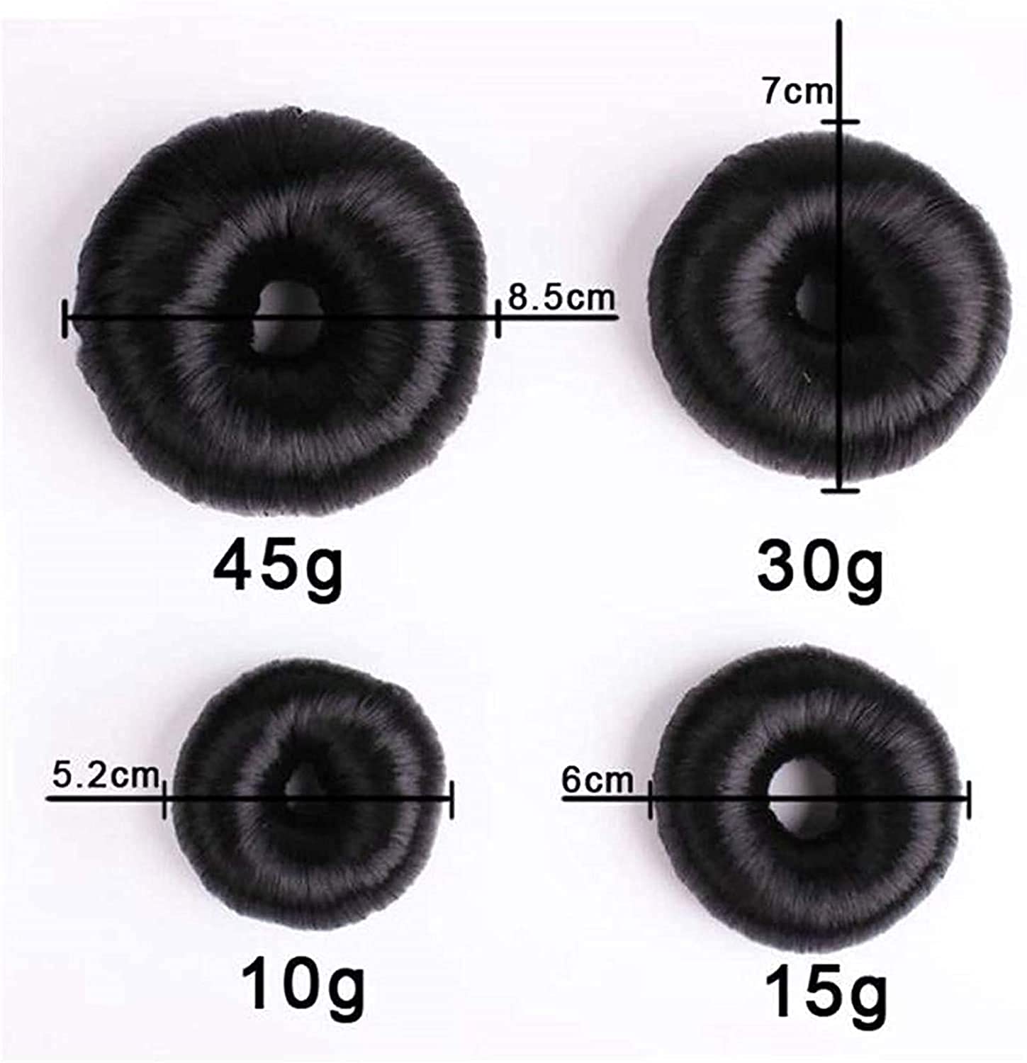 Donut Hair Bun Maker Set 4 Pcs Hair Bun Shaper for Women Girls