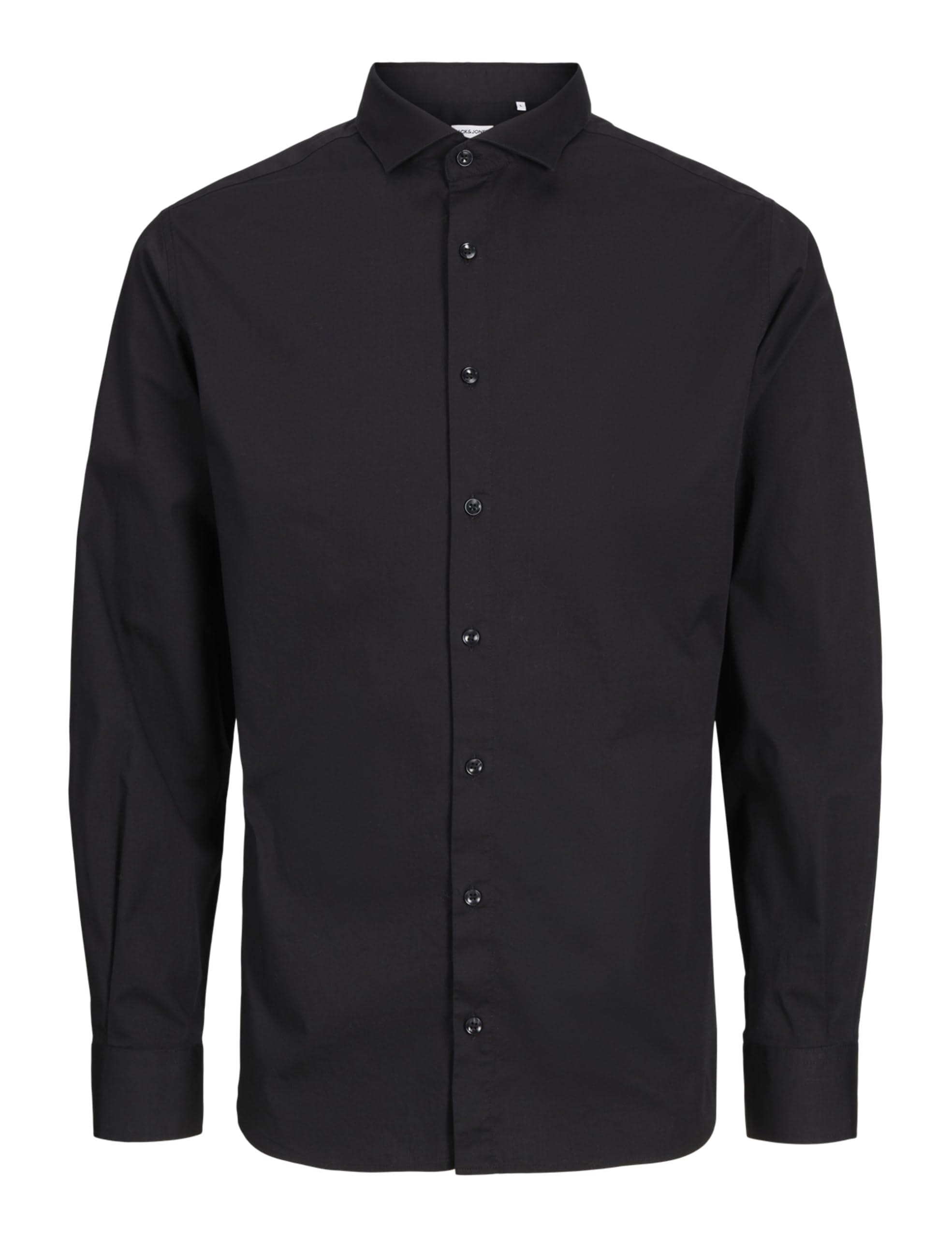 JACK & JONES JPRBLAJAXON Stretch Shirt L/S Noos, Black, XL