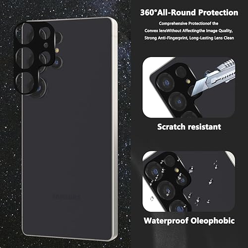 Miniatura 5 de Paquete de 3+2 protectores de pantalla para Samsung Galaxy S25 Ultra Flexible TPU Film (no vidrio) con protector de lente de cámara de vidrio