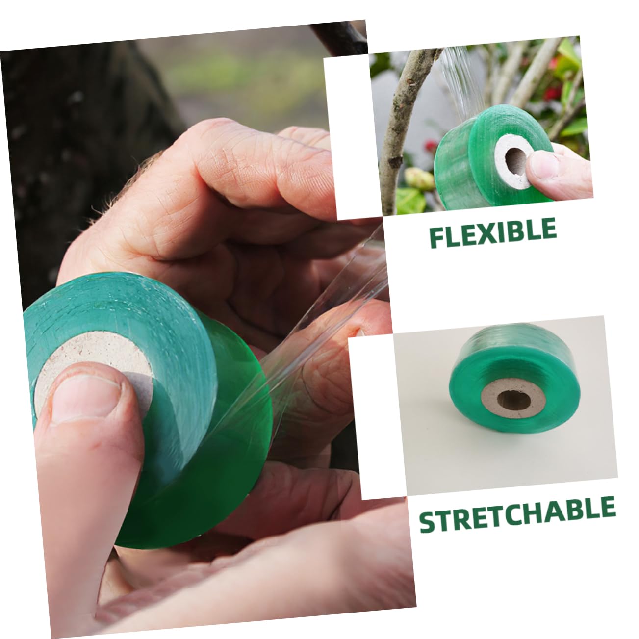 BESPORTBLE 12rotoli Nastro per Innesti Autoadesivo da Film per Innesto di Piante Impermeabili Flessibili e Traspiranti per Giardinaggio e Floricoltura