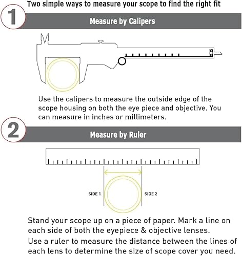 Miniatura 6 de ATG Cubierta de lente de alcance de rifle abatible de perfil bajo, color negro