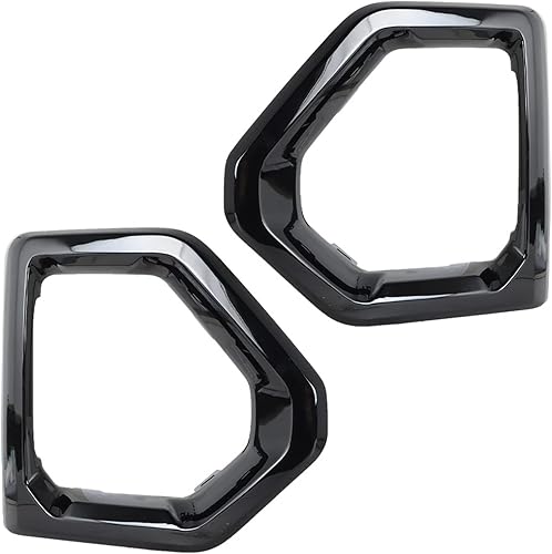 Miniatura 2 de labwork Cubierta de bisel exterior de la luz antiniebla para parachoques delantero, color negro, repuesto para Sierra Denali SLT AT4 2019-2021 lado