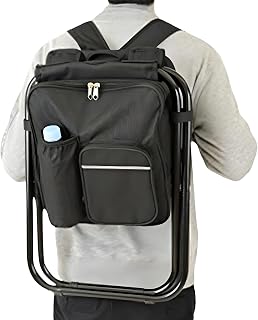 Silla de Camping Portátil,Silla Impermeable Plegable | Reclinable Plegable para Acampada con Bolsa Térmica Portátil para Playa Viaje Parque Fiesta Jardín Patio Pícnic