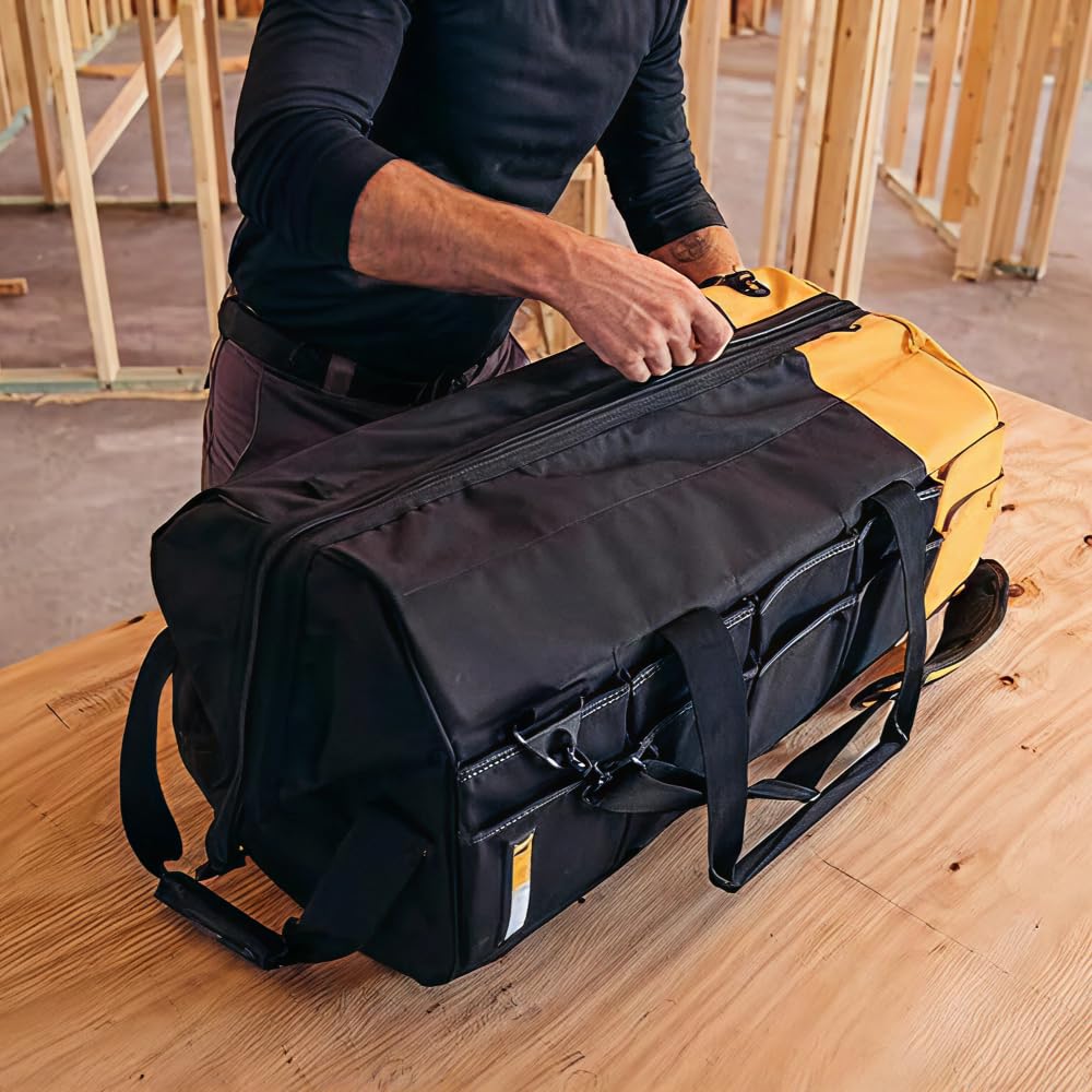 TOUGHBUILT Sac à Outils Massive Mouth 40 cm pour Artisans Professionnels avec Accès Facile et Durable