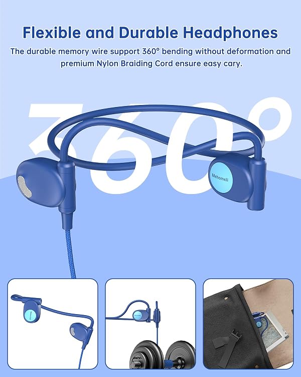 Mehomeli Kid Headphones, Air Conduction Open Ear Headphones, 3.5mm Jack by Mehomeli - Used condition - Image 5