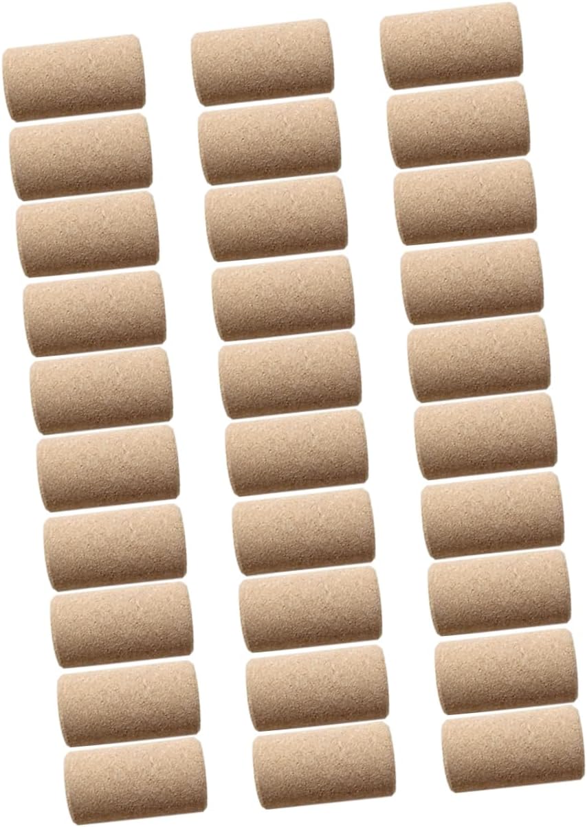 Microparticles Wine Bottle Stopper Airtight Seal 30 Pcs Cork Wood