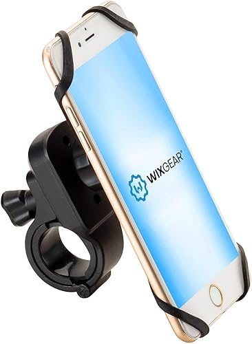 Miniatura 3 de WixGear - Soporte magnético universal para bicicleta y manillar de motocicleta para teléfonos celulares y GPS con tecnología rápida Swift-Snap