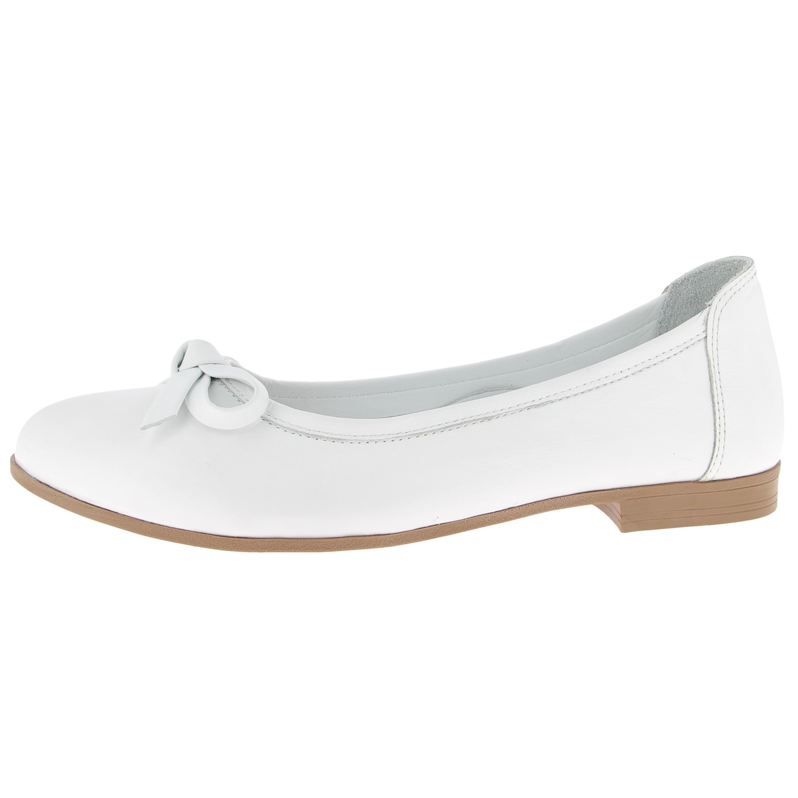 Andrea Conti Women's Ballet Flats, White, 8.5 UK