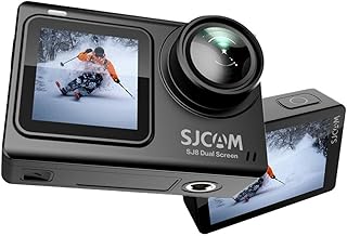 SJCAM SJ8 Dual Screen 2.33”+1.3” Çift Ekranlı WiFi 20MP 4K UHD 140,5° Dinamik Lens Geniş Açı H.265 1200mAh Ultra Geniş Bat...