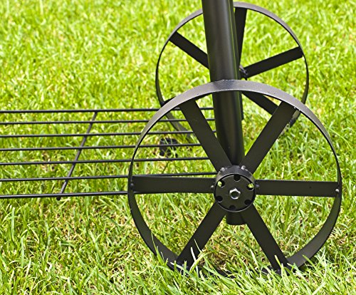 El Fuego Holzkohlegrill/ Smoker Dakota, Schwarz, 122x133x66 cm-6