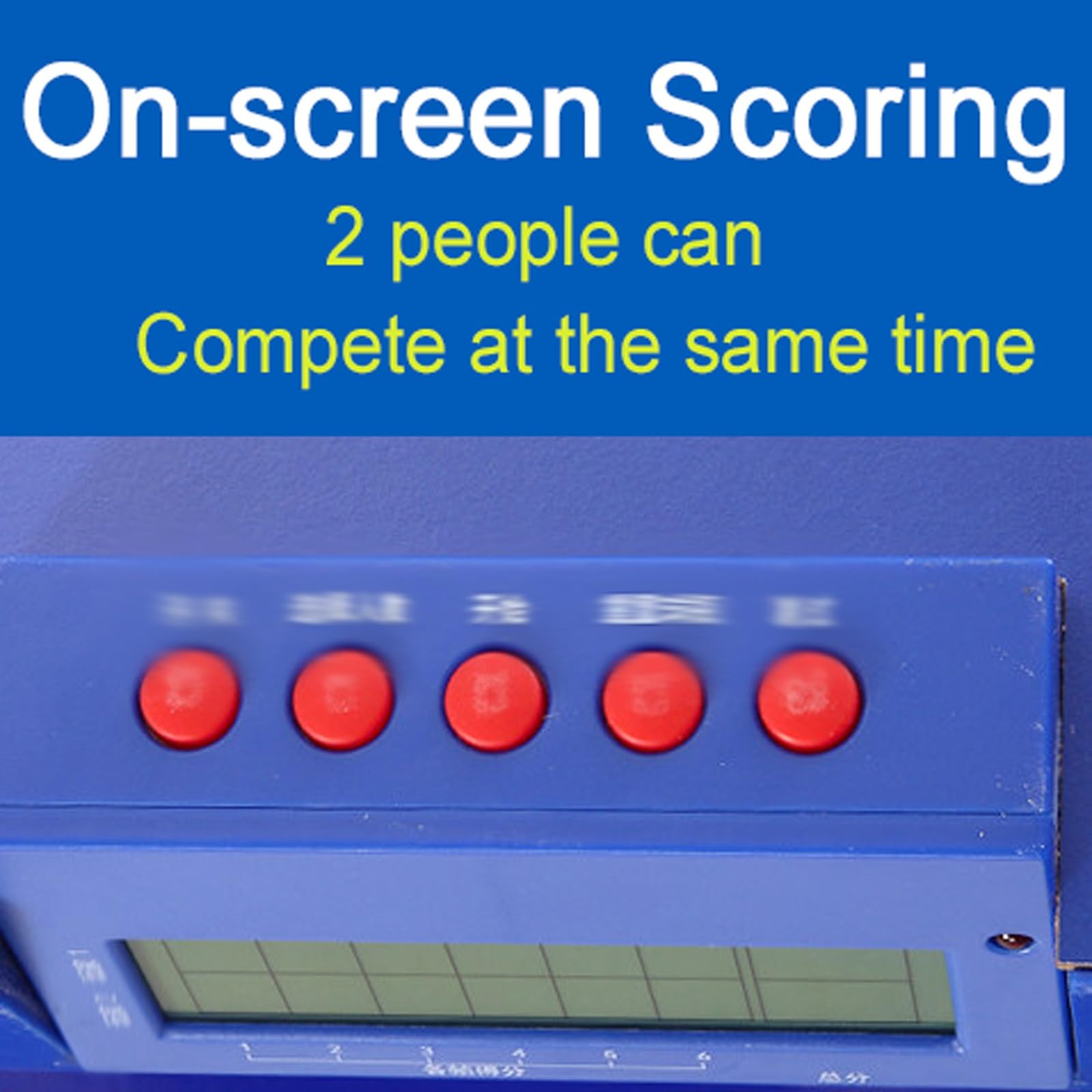 Elektrische Bowling-Arcade-Maschine für den Heimgebrauch, automatischer Ball-/Pin-Reset, LED-Leuchten & Soundeffekte