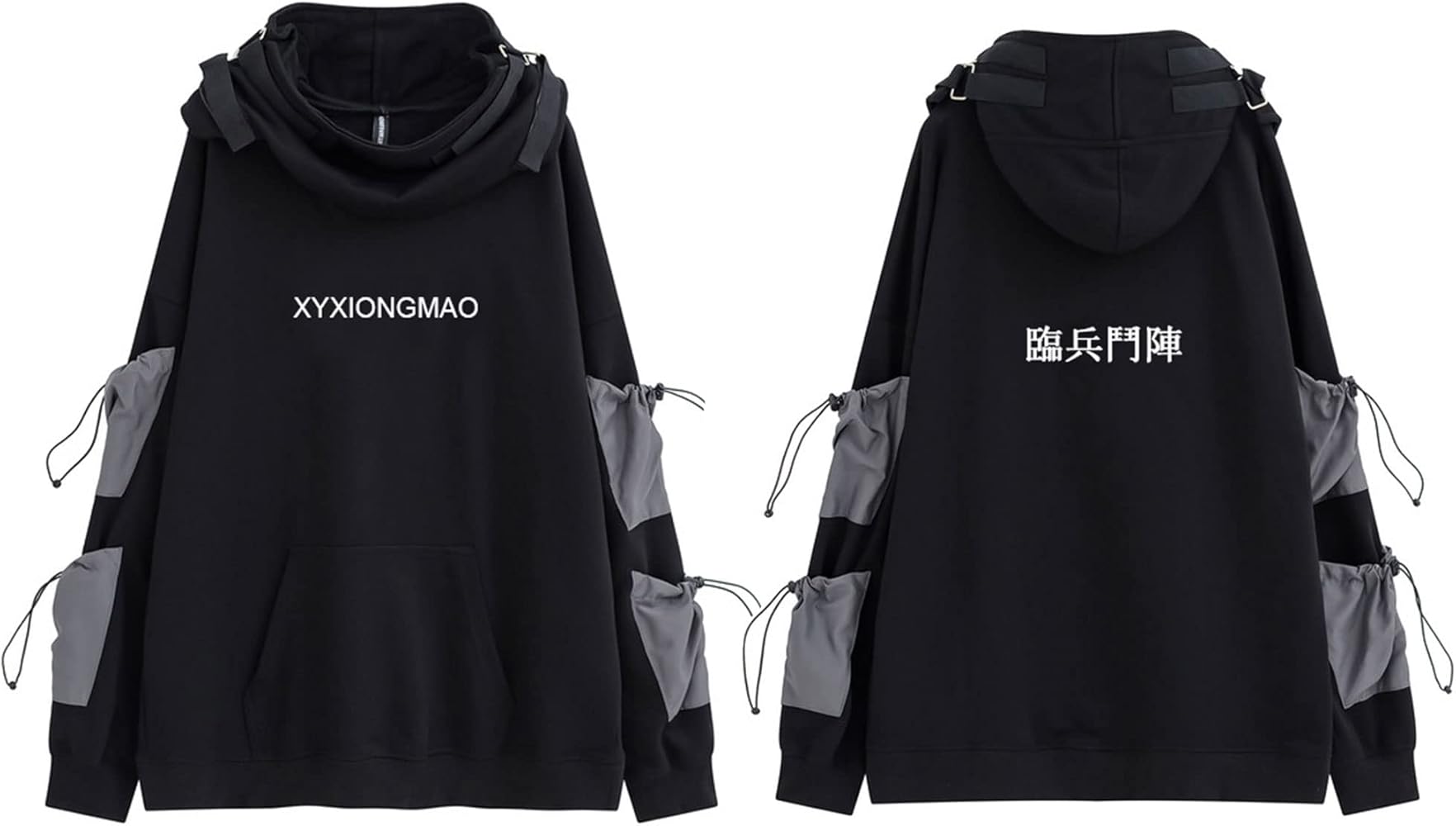 XYXIONGMAO Streetwear Techwear Hoodie Cyberpunk Tactical