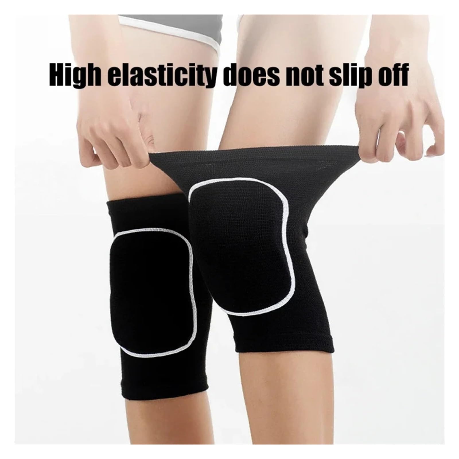 Ginocchiere Sportive Antiscivolo, Supporto e Scaldamuscoli per Uomo e Donna, tutori protettivi per Danza, Yoga, pallavolo, Calcio, Corsa, Ciclismo e Tennis.