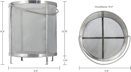 Miniatura 2 de Kegco Cesta de filtro de café, 10 galones, acero inoxidable