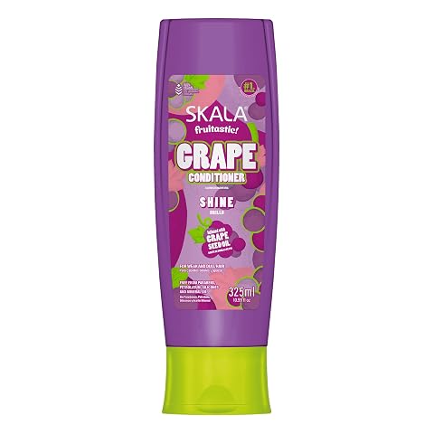 SKALA Grape Conditioner Shine Support and Hydration Care for Weak or Dull Hair, 10.99 fl oz
