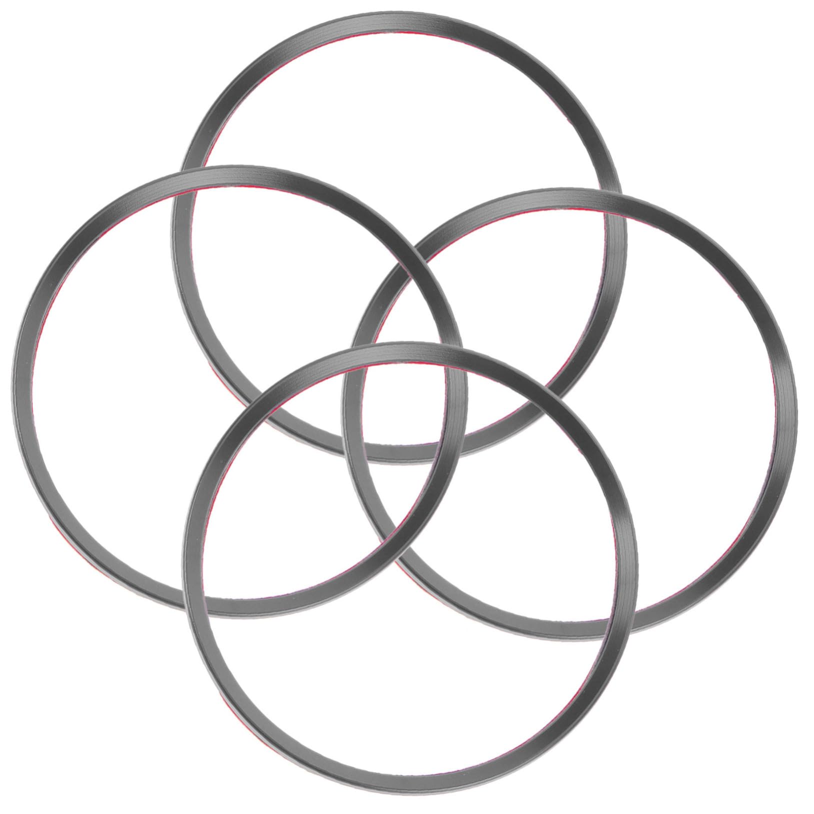 Cabilock Hub Cover Trim Ring Tire Replacement for Fashionable Aluminum Alloy Design Easy Installation