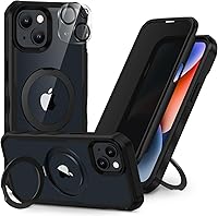 Vista 29 de CENHUFO Funda de privacidad para iPhone SE 2022 3ª / iPhone SE 2020 2ª / iPhone 8/7, funda de cuerpo completo con protector de pantalla de vidrio