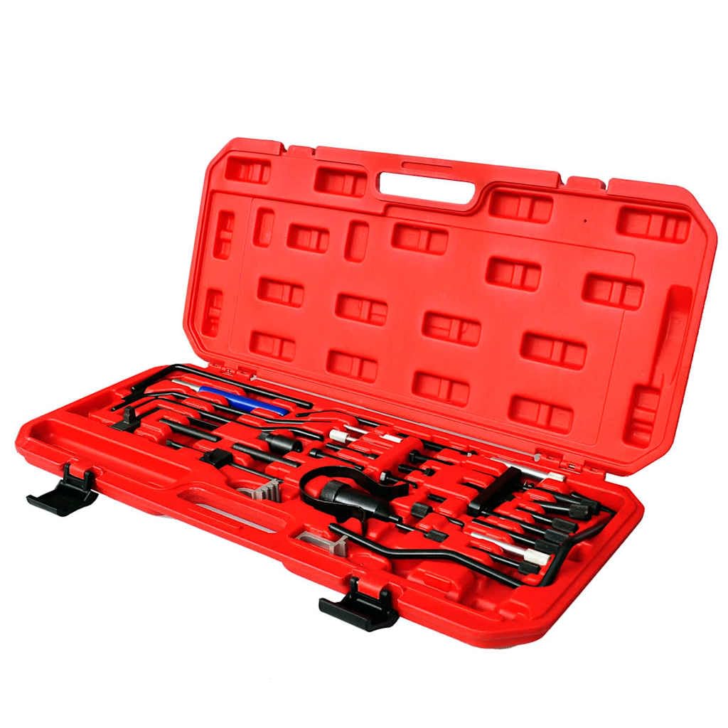 Juego de herramientas de ajuste del motor para Citroen Peugeot de gasolina y diésel, para reparación, mantenimiento y montaje, en maletín resistente, adecuado para coche, moto, vehículos