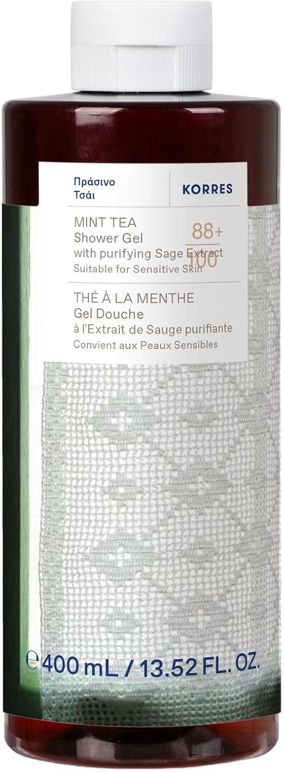 KORRES Mint Tea Shower gel, bergamot 400ml