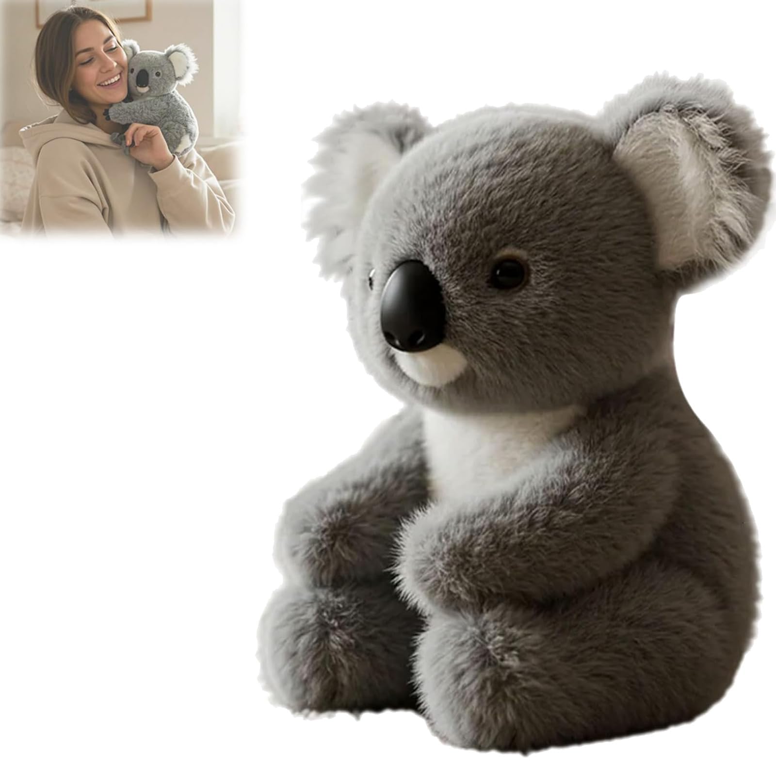 The Koaly - Emocjonalne Leczenie Na żądanie, Ultra Miękkie Imitacje Koali, Dla Złagodzenia Stresu, Wsparcia Emocjonalnego, Sympatyczny Pluszak Koala, Przytulny Komfort