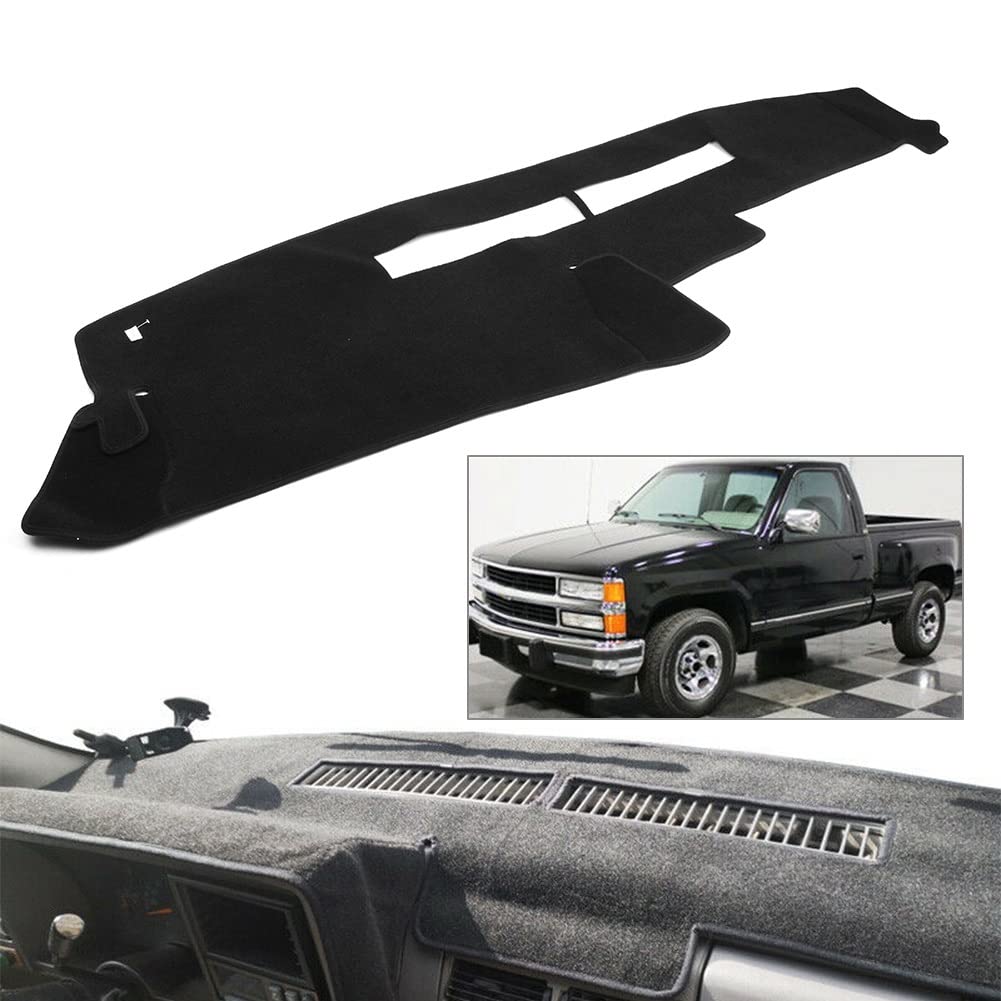 Guida A Sinistra Auto Dash Zerbino per Silverado C1500 C2500 C3500 K1500 K2500 K3500 1988-1994 Cruscotto Copertura Dashmat Tappetino Cruscotto Anti Scivolamento