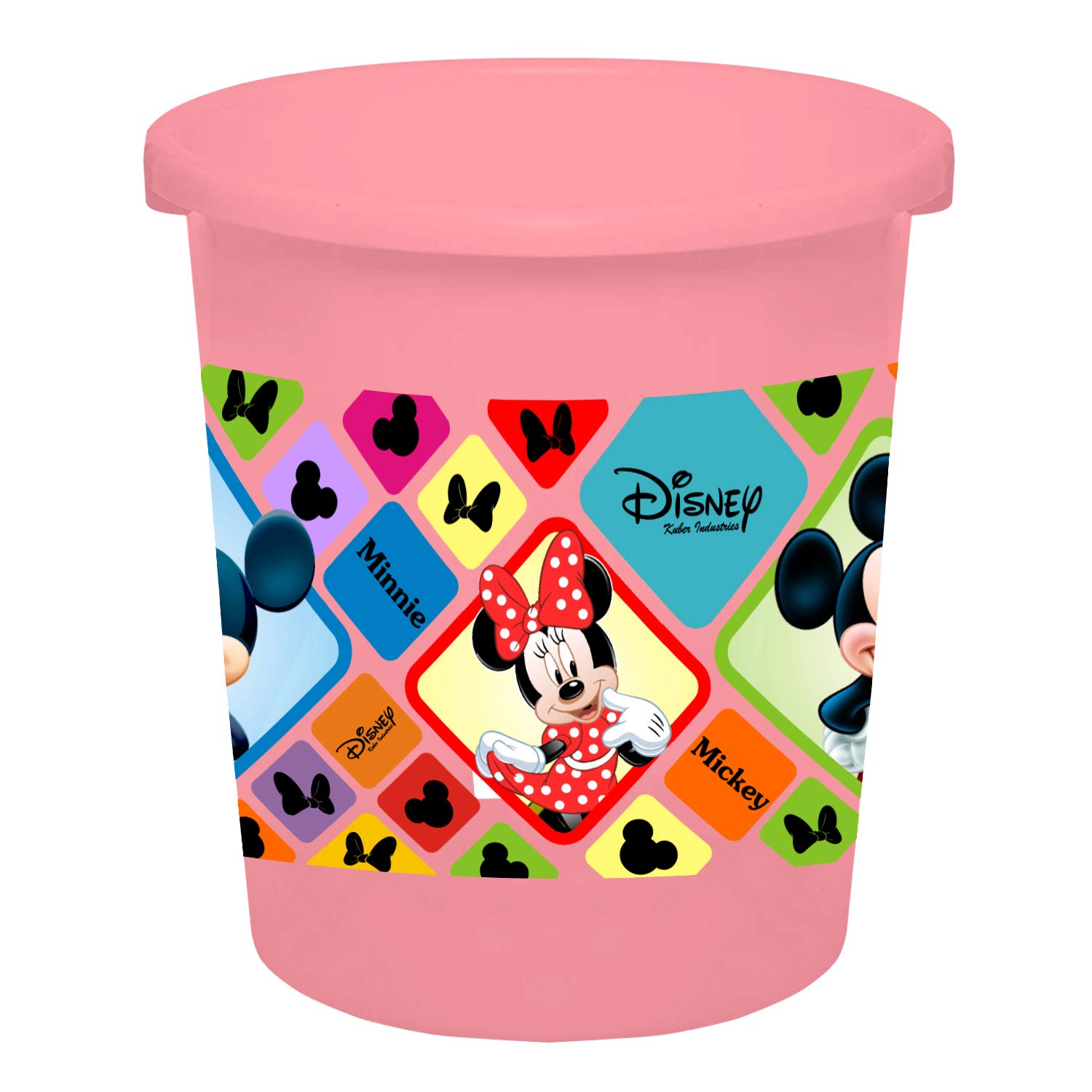 Kuber Industries Plastic Disney Mickey Minnie Print Garbage Waste Dustbin (5 L, Pink) -HS_35_KUBMARTS17755 (B08Y729YZ6) Amazon Price History, Amazon Price Tracker