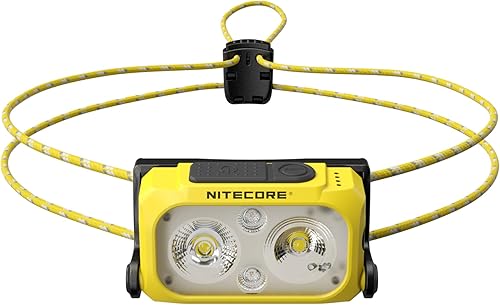 Miniatura 2 de Nitecore NU25 - Linterna frontal ultraligera de 400 UL, 400 lúmenes USB-C recargable con organizador Lumentac para embalaje trasero, campamento y