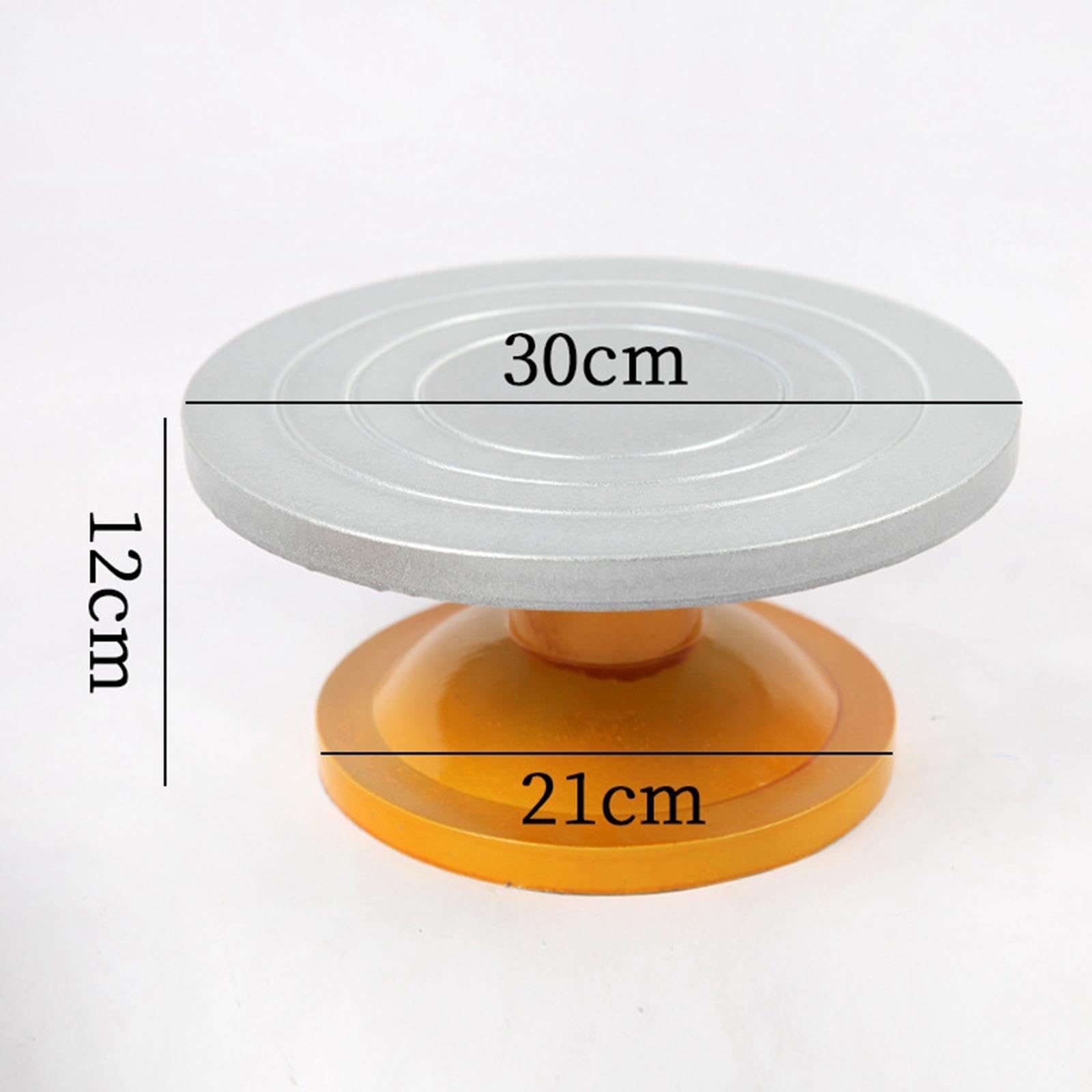 Modellierscheibe, Drehscheibe, Ton, Töpferscheibe, Werkzeug, Farbspritzen, drehbarer Kuchen-Drehteller für die Herstellung von Keramikfiguren, Durchmesser 30 cm