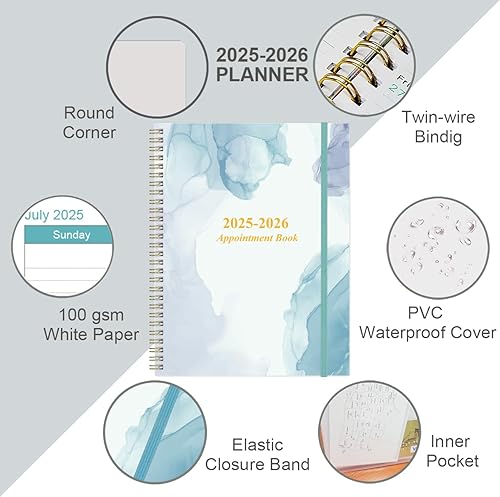 Miniatura 2 de Agenda y libro de citas 2024  Agenda diaria por hora A4 2024 de enero de 2024 a diciembre de 2024, libro de citas semanal con intervalo de 30