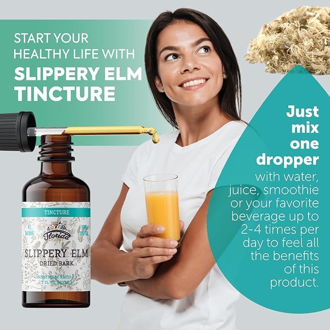 Slippery Elm Tincture 4 oz – Organic Herbal Extract | Alcohol Free | Vegan Liquid Supplement - Image 4