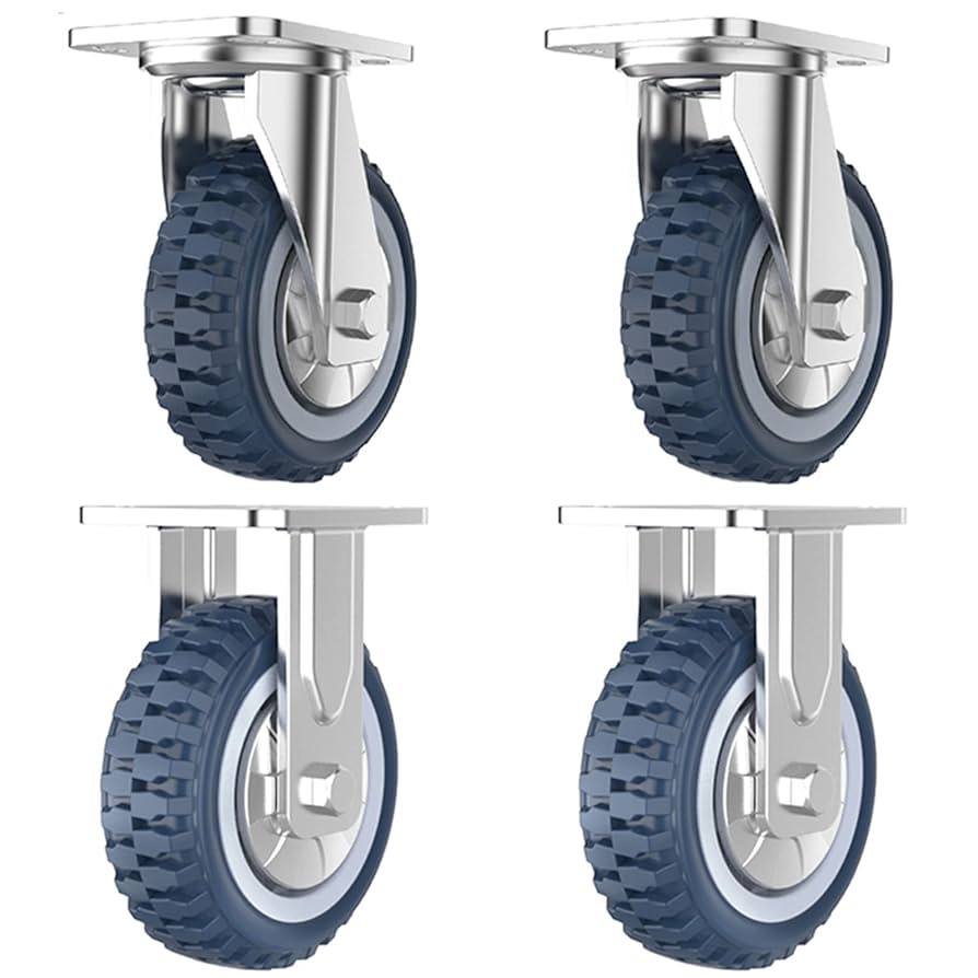 きゃんべる Amazon.co.jp: ラバースイベルキャスターホイール、2インチ家具