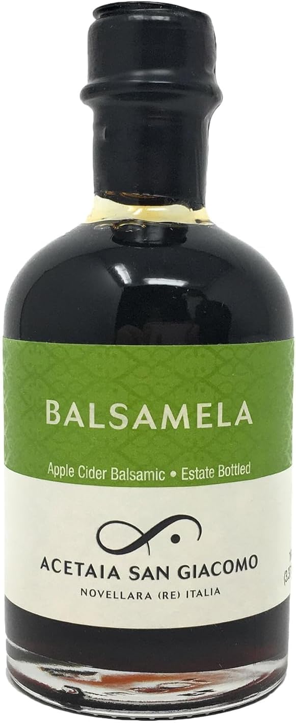 San Giacomo USDA Organic Balsamela Apple Balsamic Vinegar 3.37 fl oz (100ml)