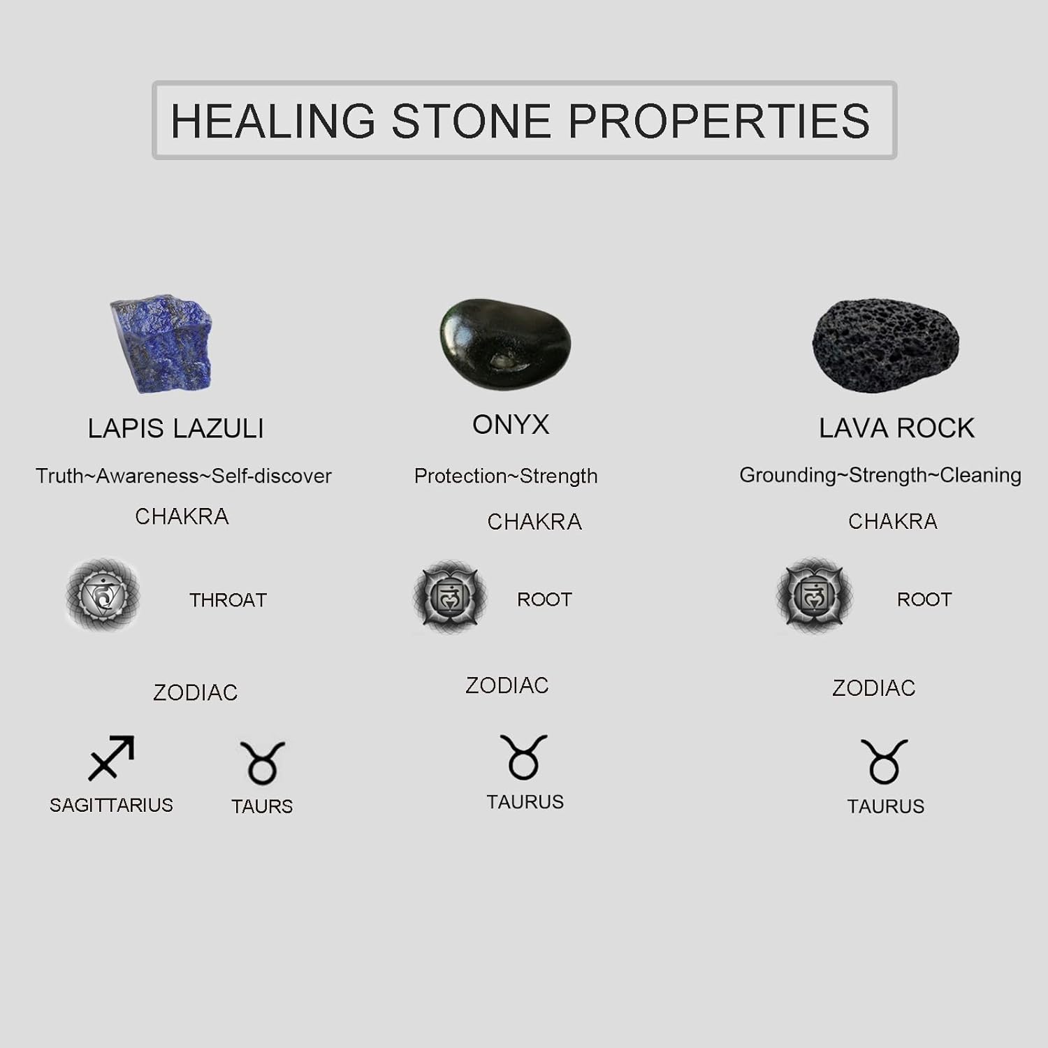 Triple Protection Bracelet for Men Women Mens Blue Beaded Lapis Lazuli Crystal Bracelet Premium Lava Rock Onyx 8mm Stone Bracelets, Healing Energy Bracelets Warm Gift for Him Bring Luck - Image 8