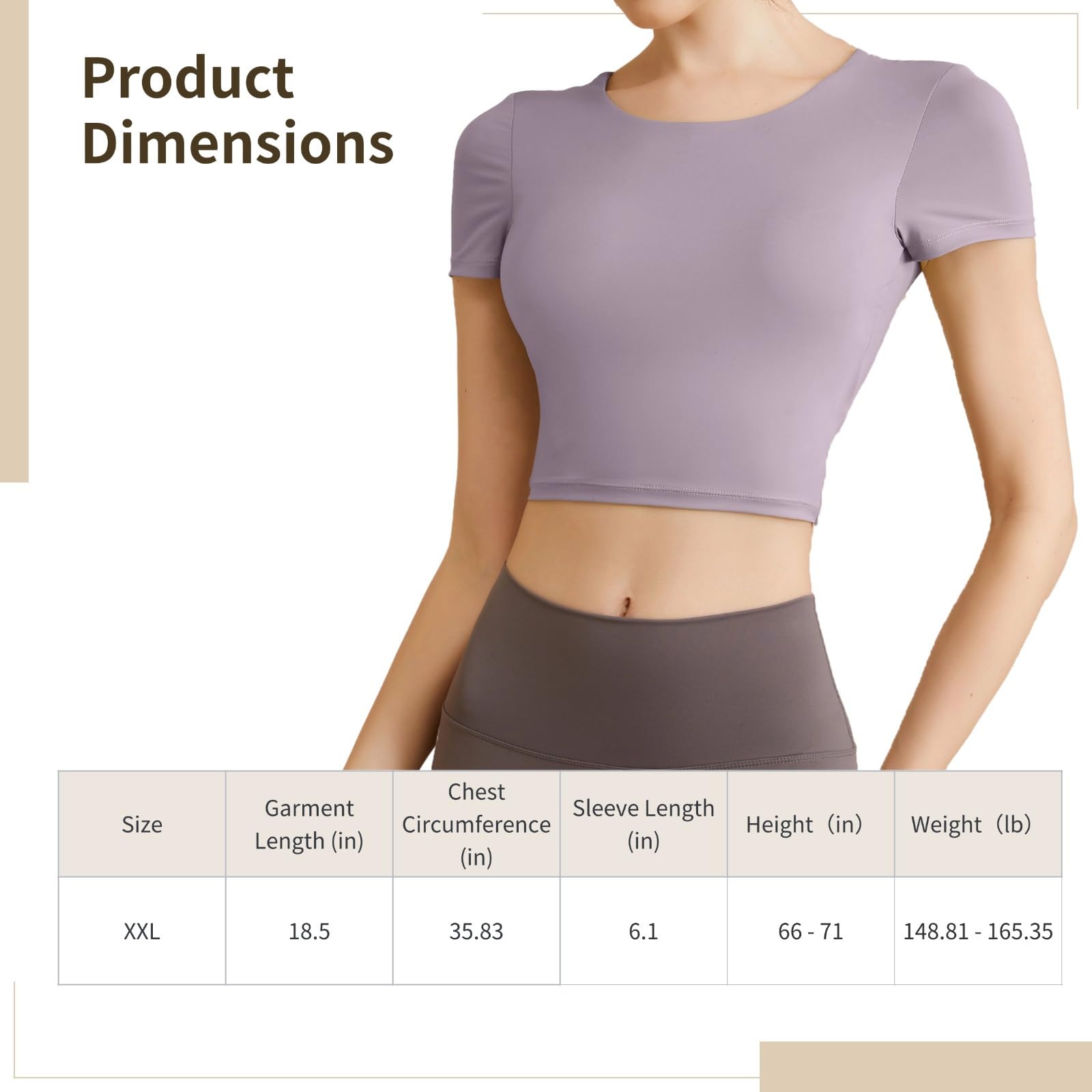 Haut de yoga à dos ouvert pour femme, soutien-gorge intégré, maillot de sport à manches courtes en nylon élasthanne pour un style de vie actif violet, violet, Taille unique