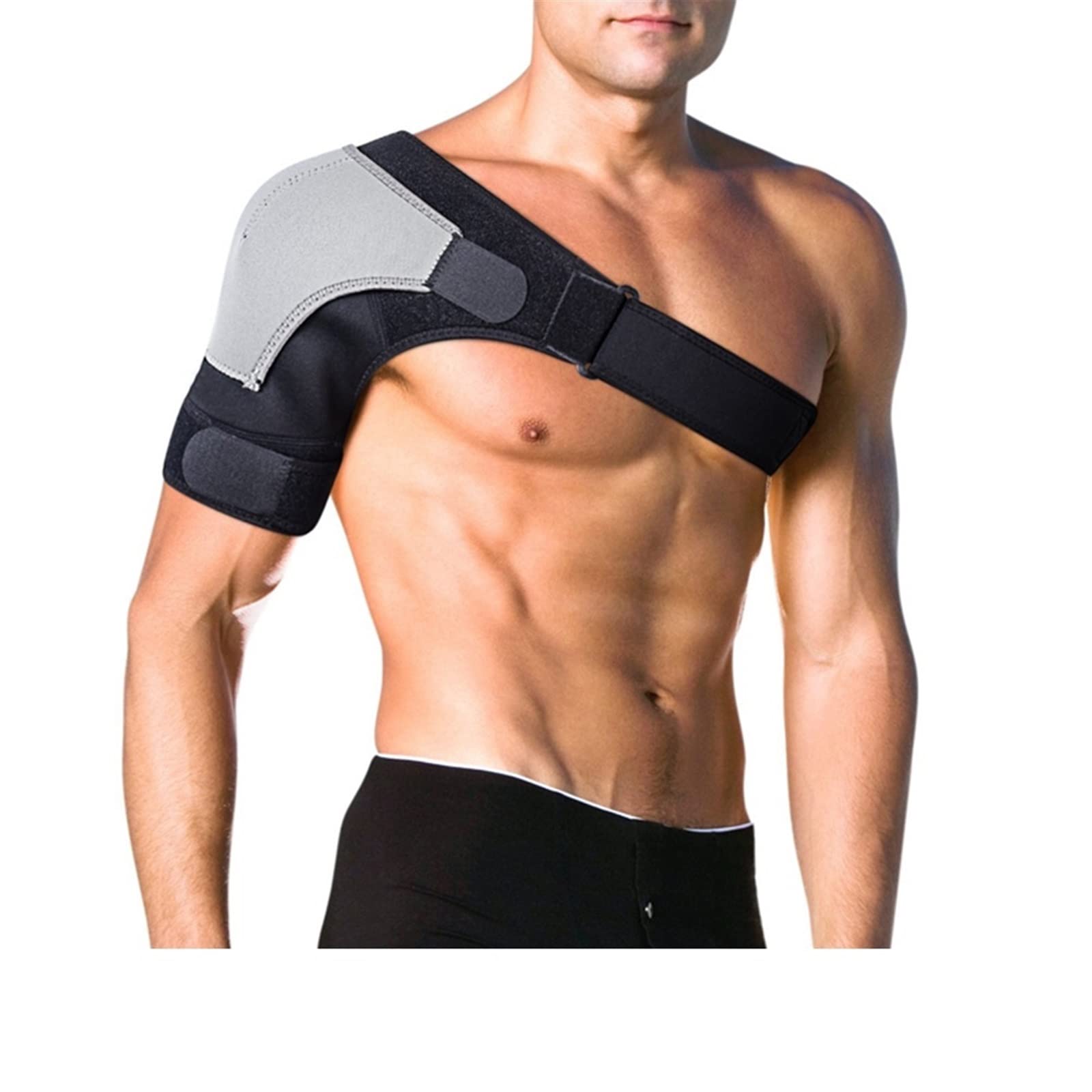 Back Corrector 1Pc Regulowany kompresyjny wspornik ortezy barkowej z uchwytem Ice Pack do urazów Zapobieganie skręceniu Bolesność Zapalenie ścięgna Zapalenie kaletki Zdrowie i relaks (kolor: prawe
