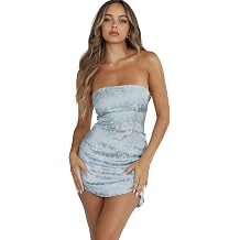 Princess Polly Women's Ramie Strapless Mini Dress