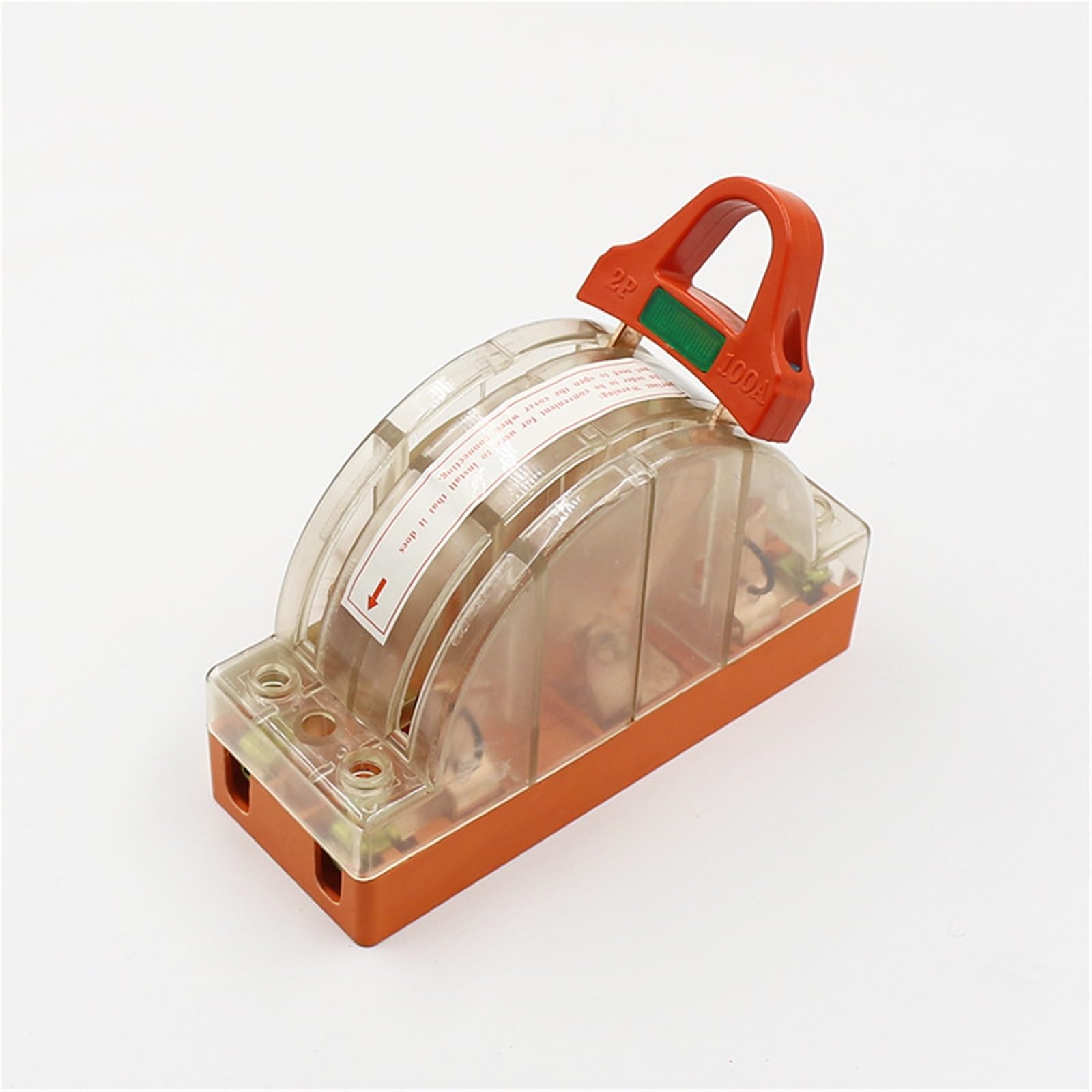 Interrupteur 2P100A 220V à double jet avec coque transparente